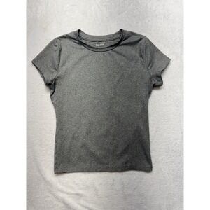 Hollister Women's Long Small Gray Baby Tee Tall